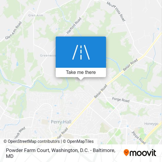 Mapa de Powder Farm Court