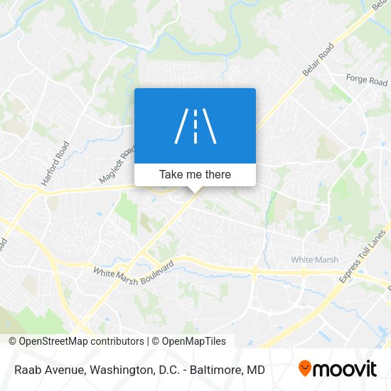 Raab Avenue map