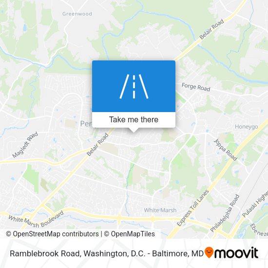 Ramblebrook Road map