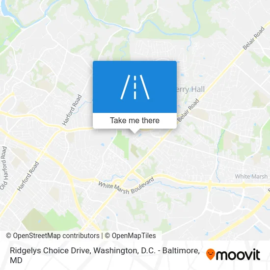 Ridgelys Choice Drive map
