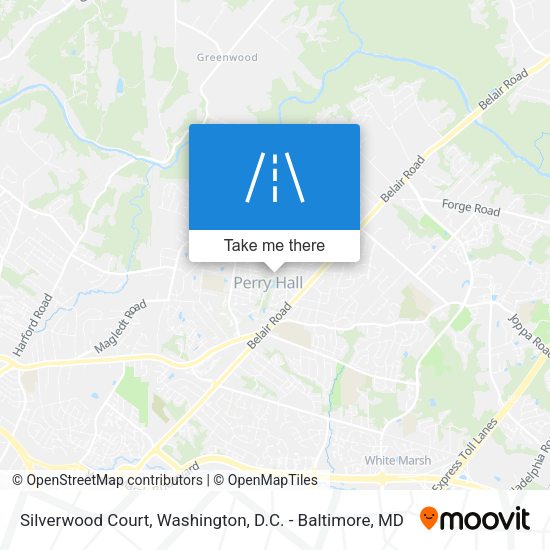 Silverwood Court map