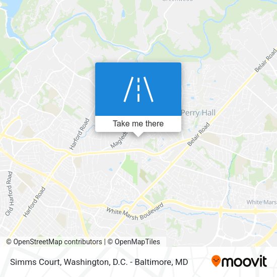 Simms Court map
