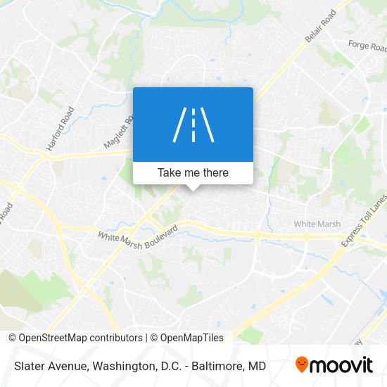 Mapa de Slater Avenue