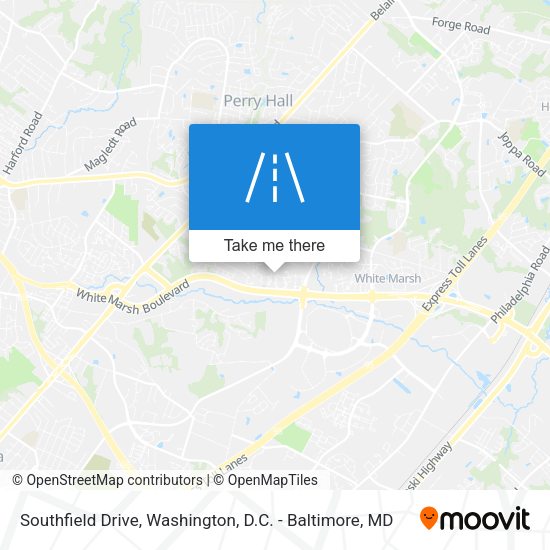 Southfield Drive map