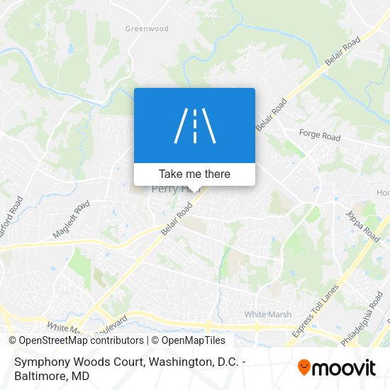 Mapa de Symphony Woods Court