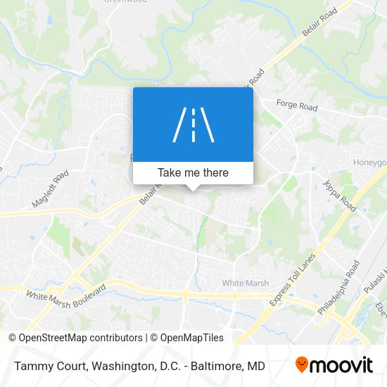 Mapa de Tammy Court