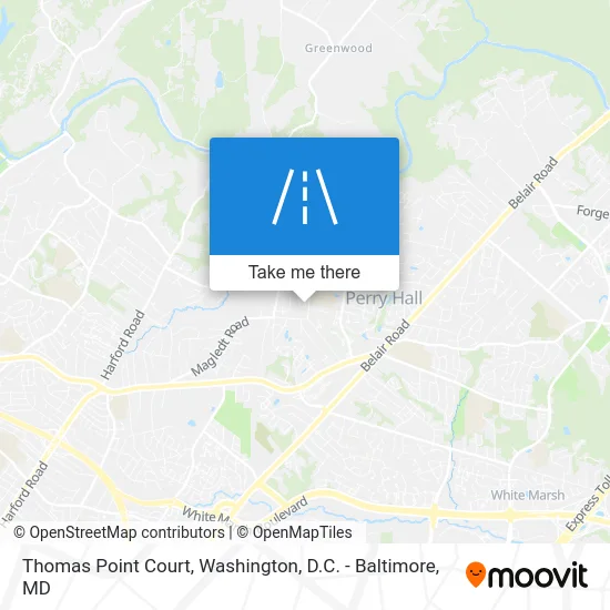 Thomas Point Court map