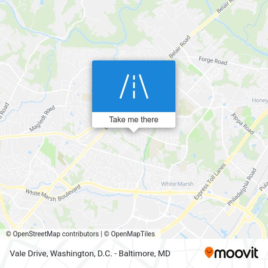 Mapa de Vale Drive