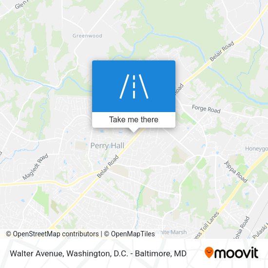 Walter Avenue map
