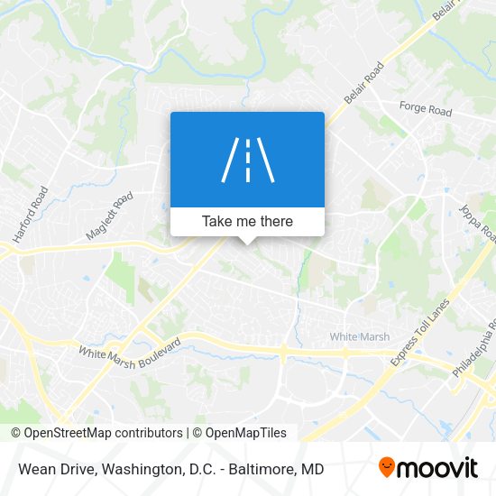 Wean Drive map
