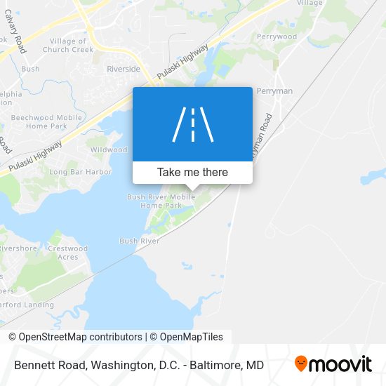 Bennett Road map