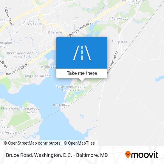 Mapa de Bruce Road