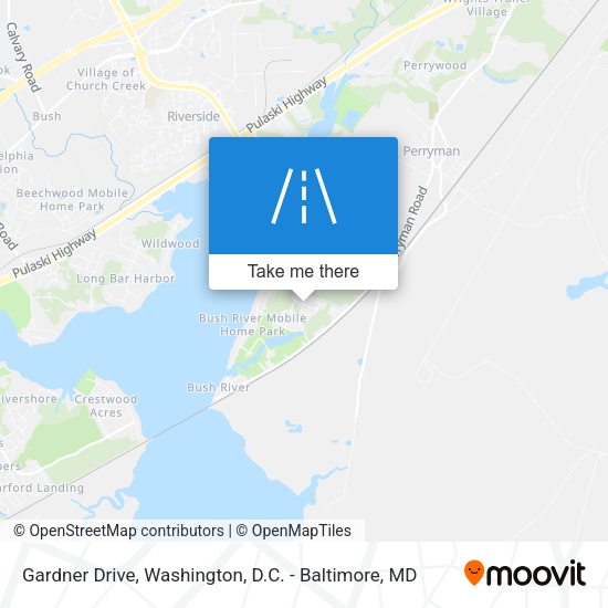 Gardner Drive map