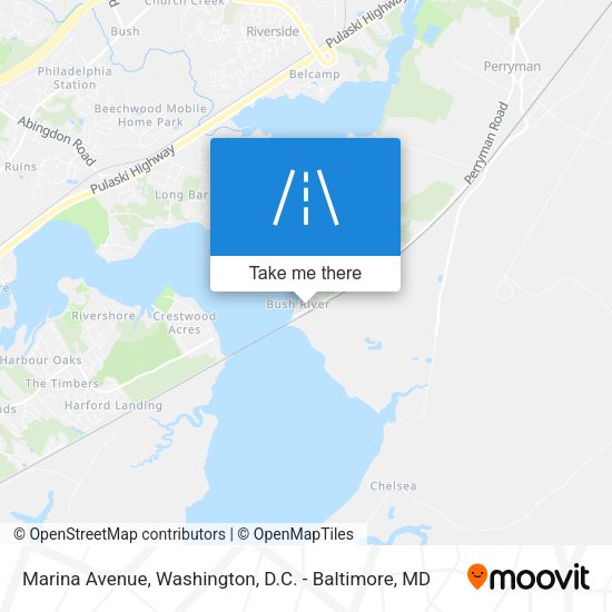 Marina Avenue map