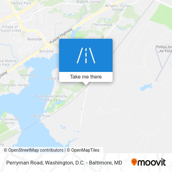 Mapa de Perryman Road