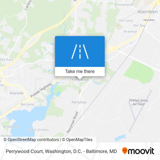 Mapa de Perrywood Court