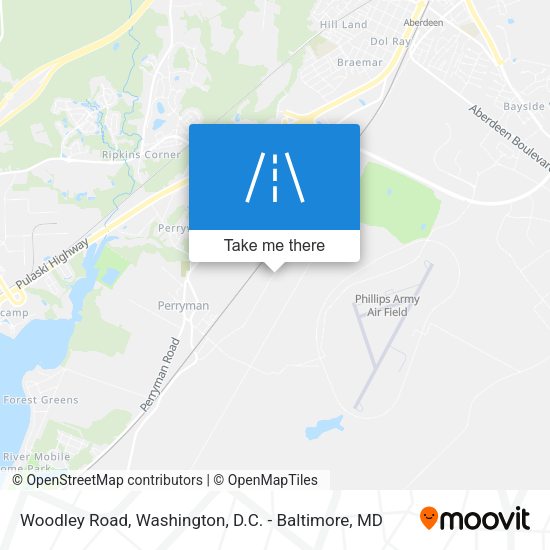 Mapa de Woodley Road