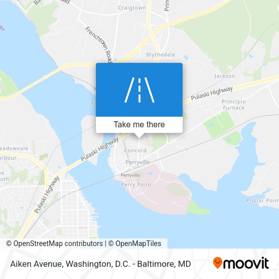 Aiken Avenue map