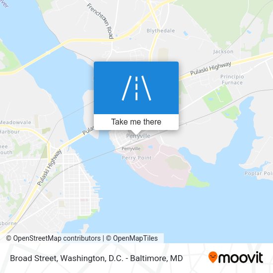 Mapa de Broad Street