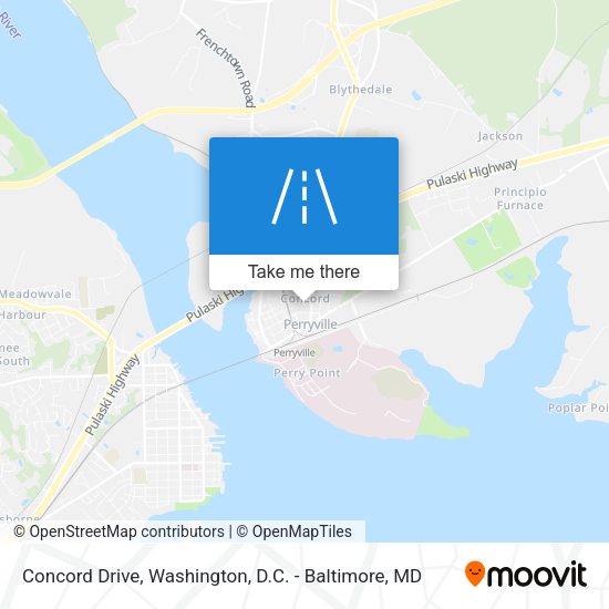 Concord Drive map