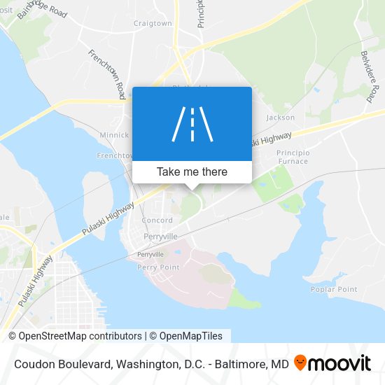 Coudon Boulevard map