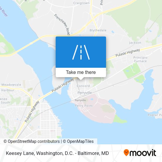 Keesey Lane map