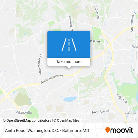 Mapa de Anita Road