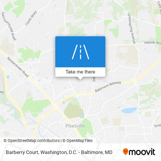 Mapa de Barberry Court