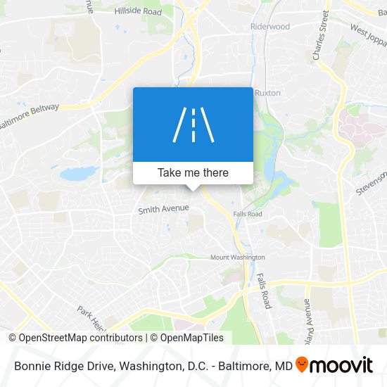 Mapa de Bonnie Ridge Drive