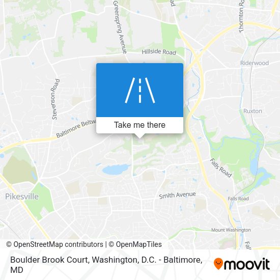 Mapa de Boulder Brook Court