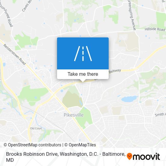 Brooks Robinson Drive map