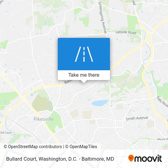 Mapa de Bullard Court