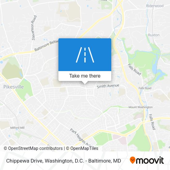 Chippewa Drive map