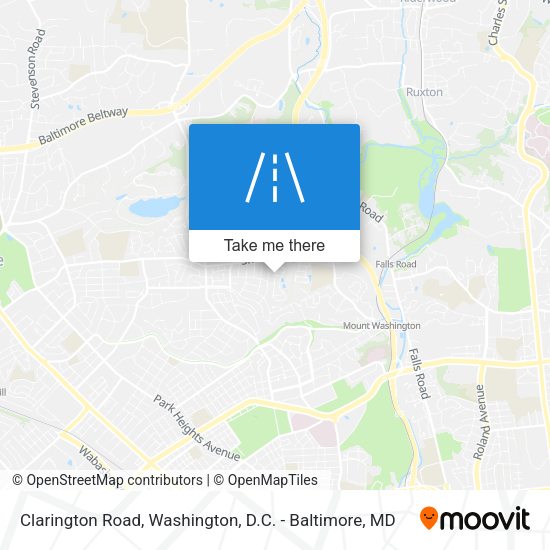 Clarington Road map