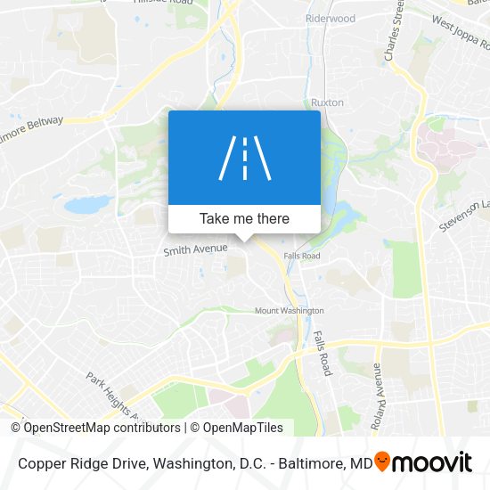 Mapa de Copper Ridge Drive