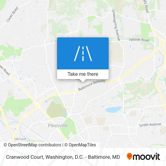 Cranwood Court map