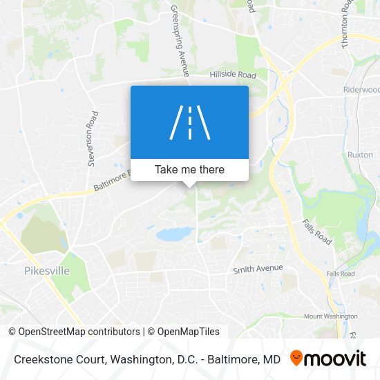 Creekstone Court map