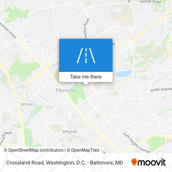 Crossland Road map