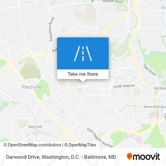 Darwood Drive map