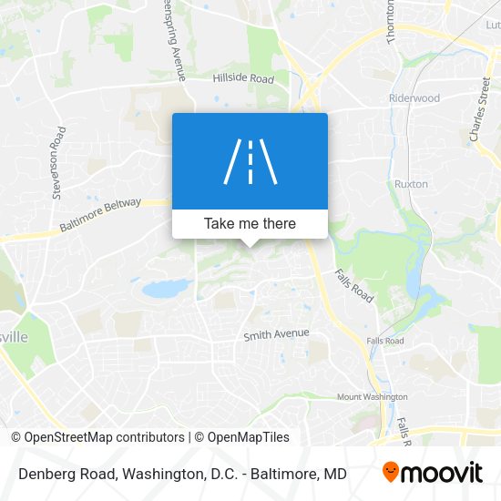 Mapa de Denberg Road