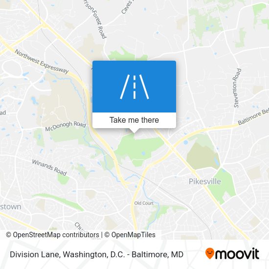Mapa de Division Lane