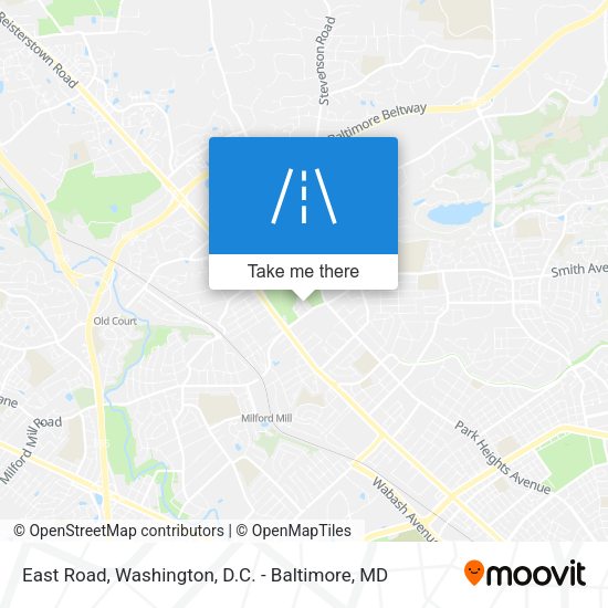 East Road map