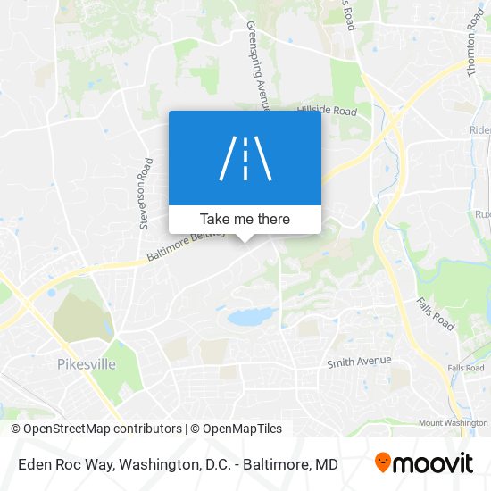 Eden Roc Way map