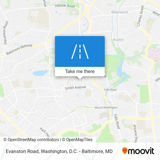 Mapa de Evanston Road