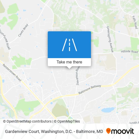 Mapa de Gardenview Court