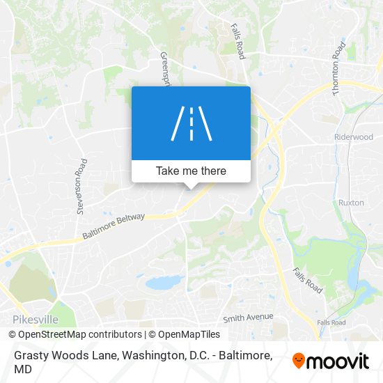 Mapa de Grasty Woods Lane