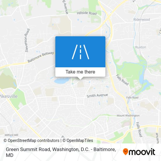Mapa de Green Summit Road
