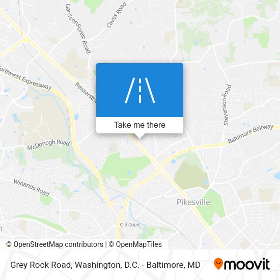 Grey Rock Road map