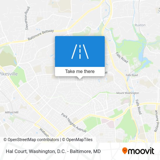 Hal Court map