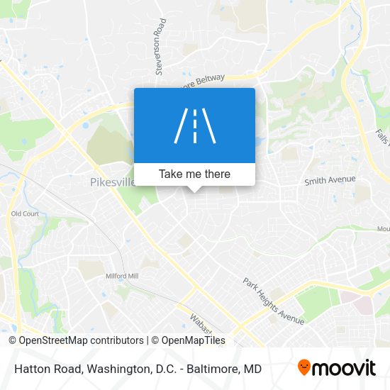 Hatton Road map